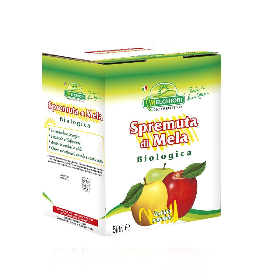 SUCCO DI MELA BIO BAG 5LT - MELCHIORI SRL - Me.Mo - Mercato Moderno